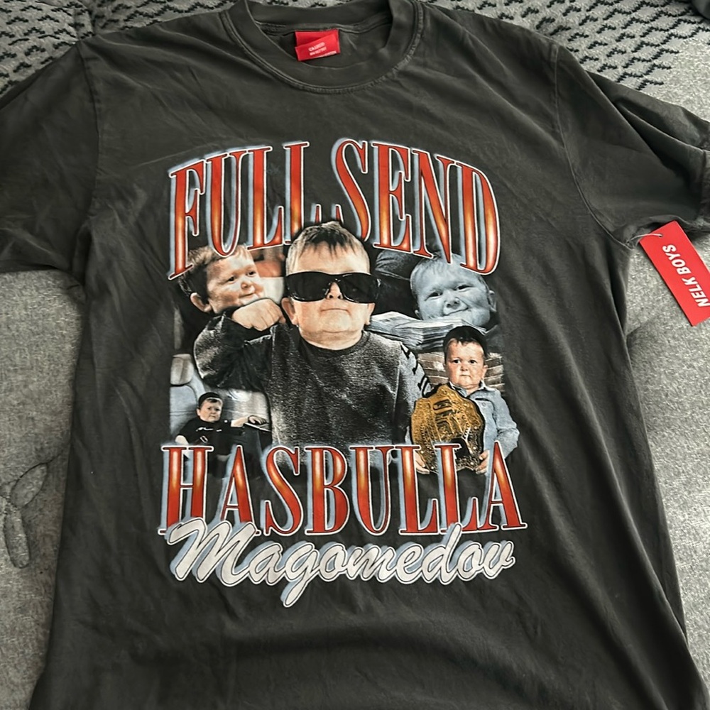 Never worn Nelk Hasbulla shirt. Size: Medium, tag still on